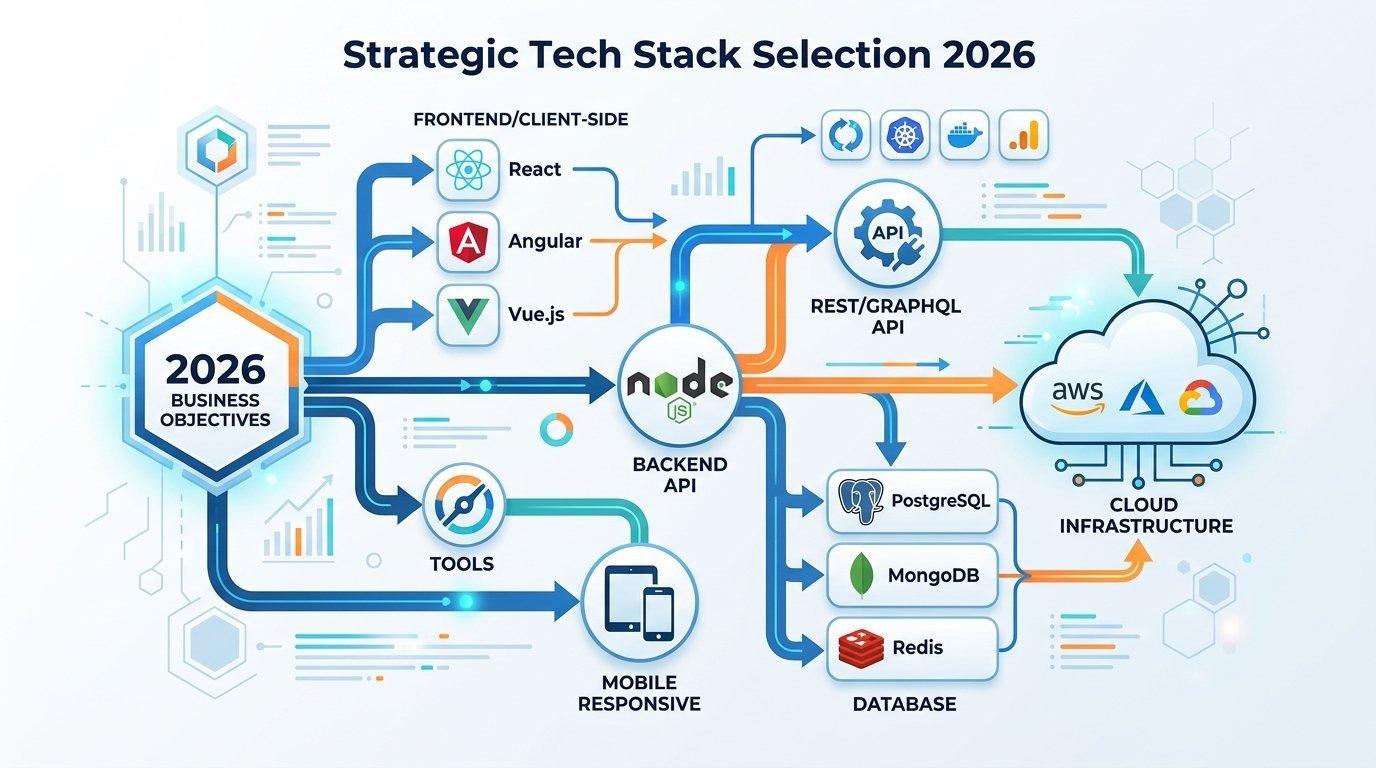 How to Choose the Right Tech Stack for Your Business Website or App in 2026